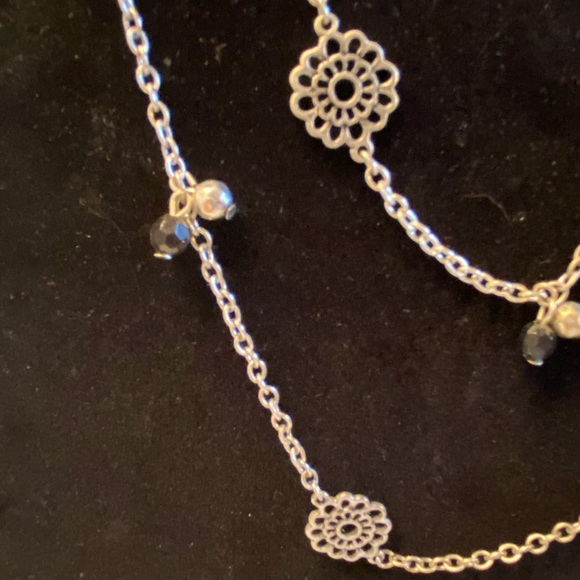 Long Bead and Chain Necklace - Picture 2 of 3